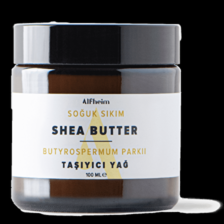 Alfheim Shea Butter/ Shea Yağı/ Aromaterapi/ Taşıyıcı Yağ/ 100 Ml